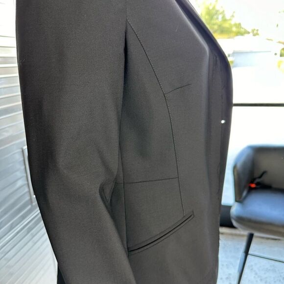 Piazza Sempione Italy Women’s Wool Black Jacket Small 42 - Picture 4 of 11